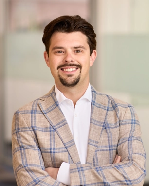 portrait of a smiling person in business attire
